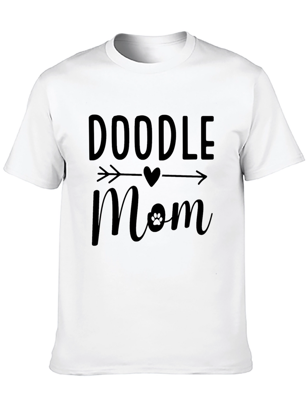 Doodle Mom Black T-Shirt