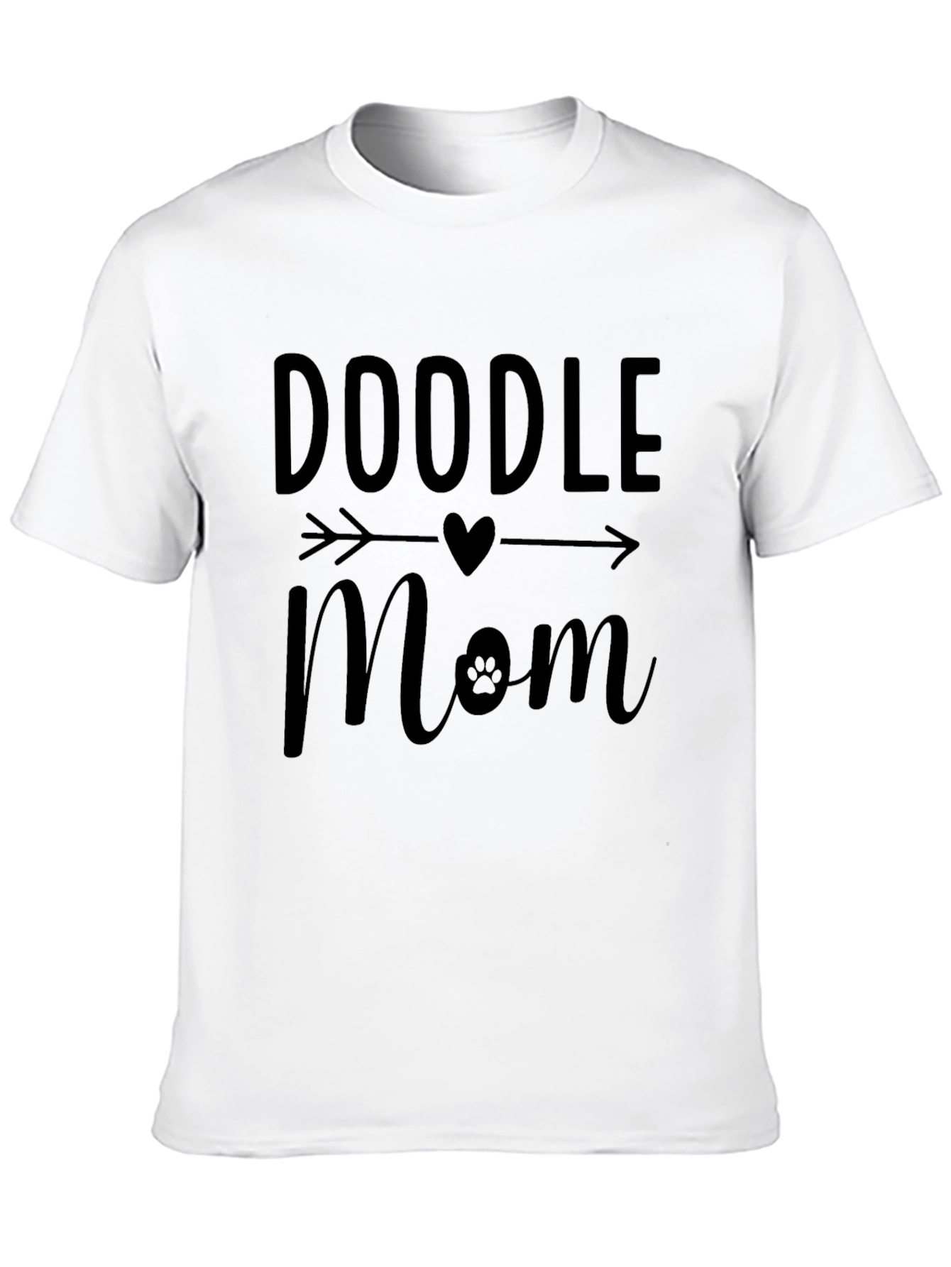 Doodle Mom Black T-Shirt