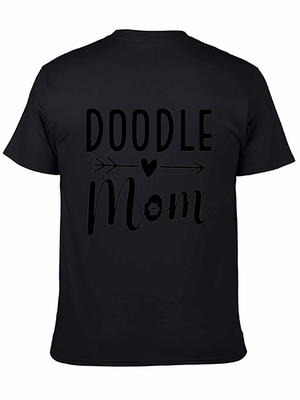 Doodle Mom Black T-Shirt