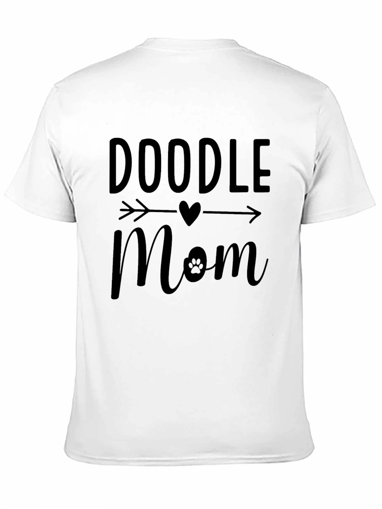 Doodle Mom Black T-Shirt