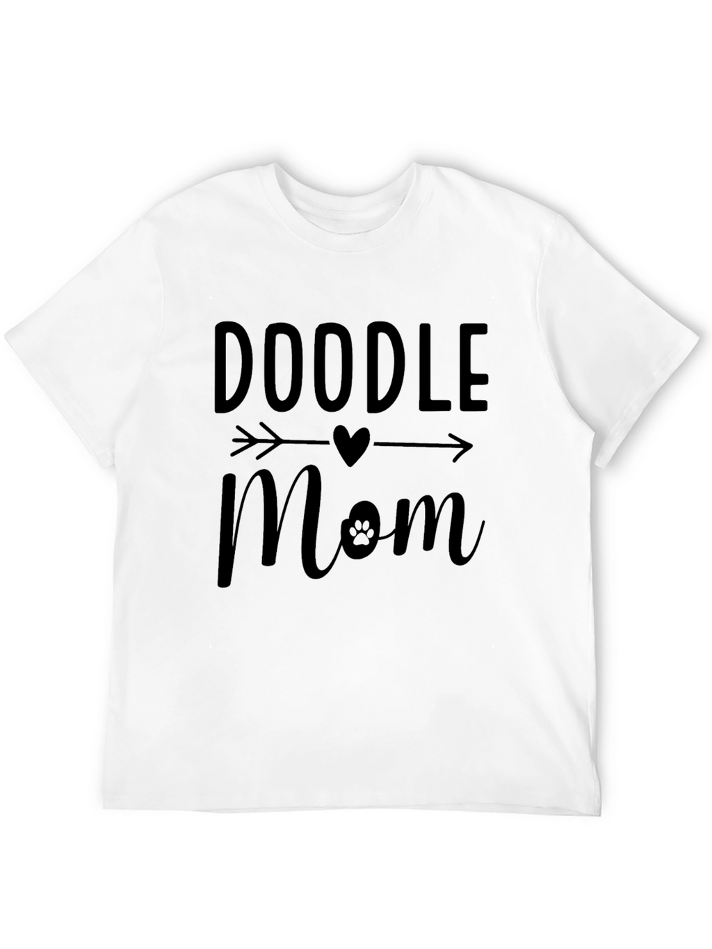 Doodle Mom Black T-Shirt