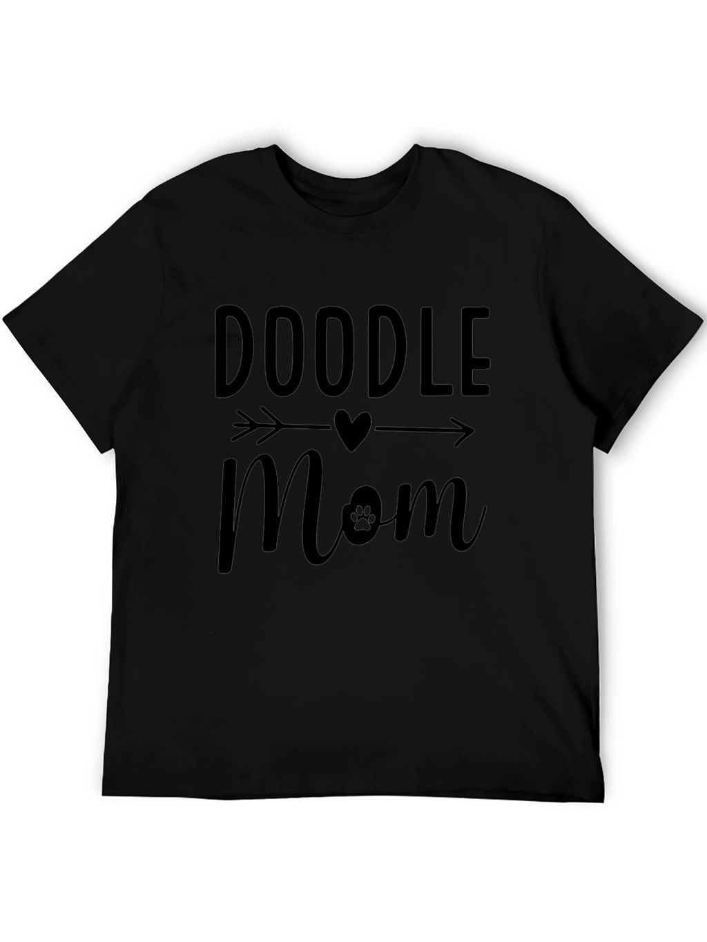 Doodle Mom Black T-Shirt