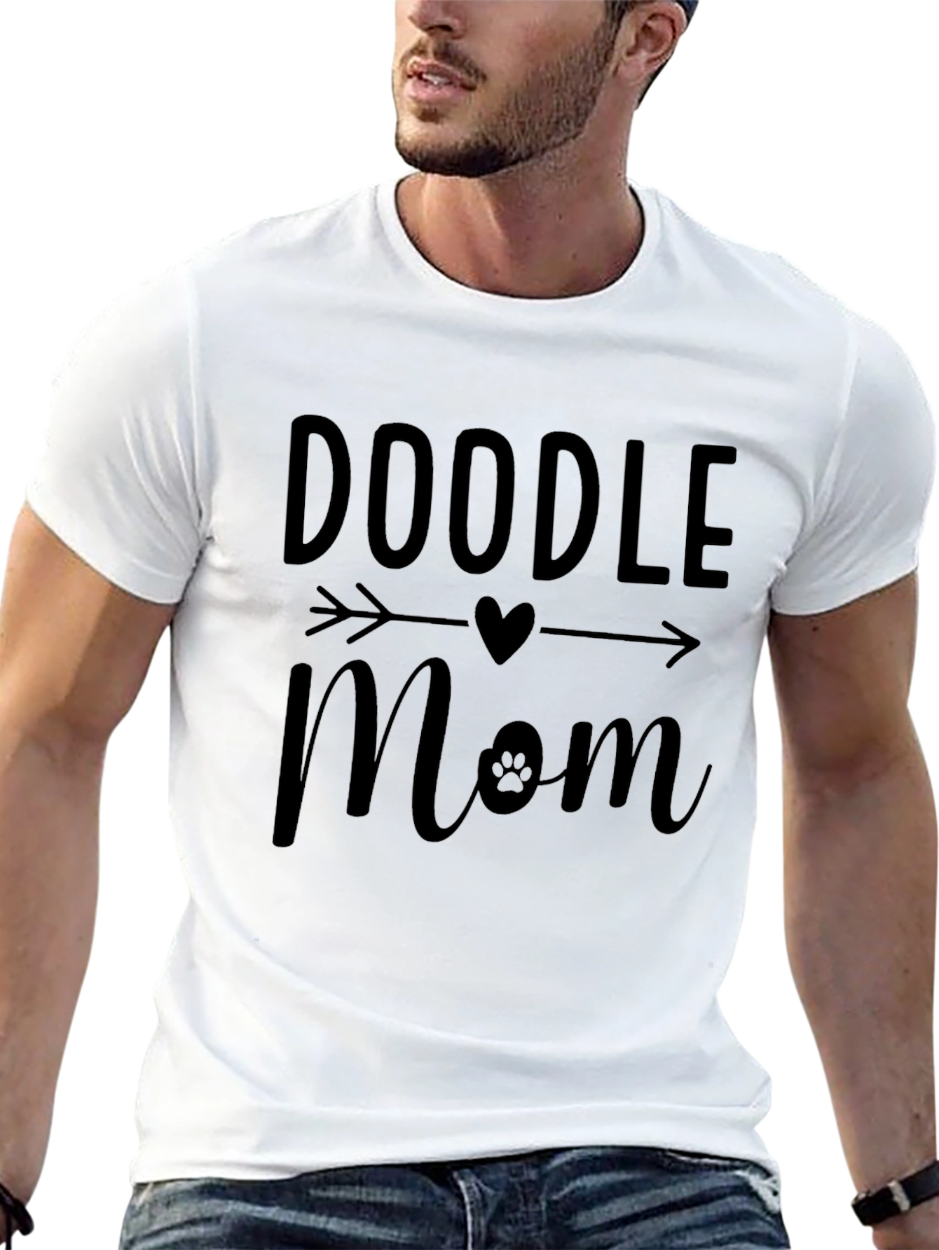 Doodle Mom Black T-Shirt