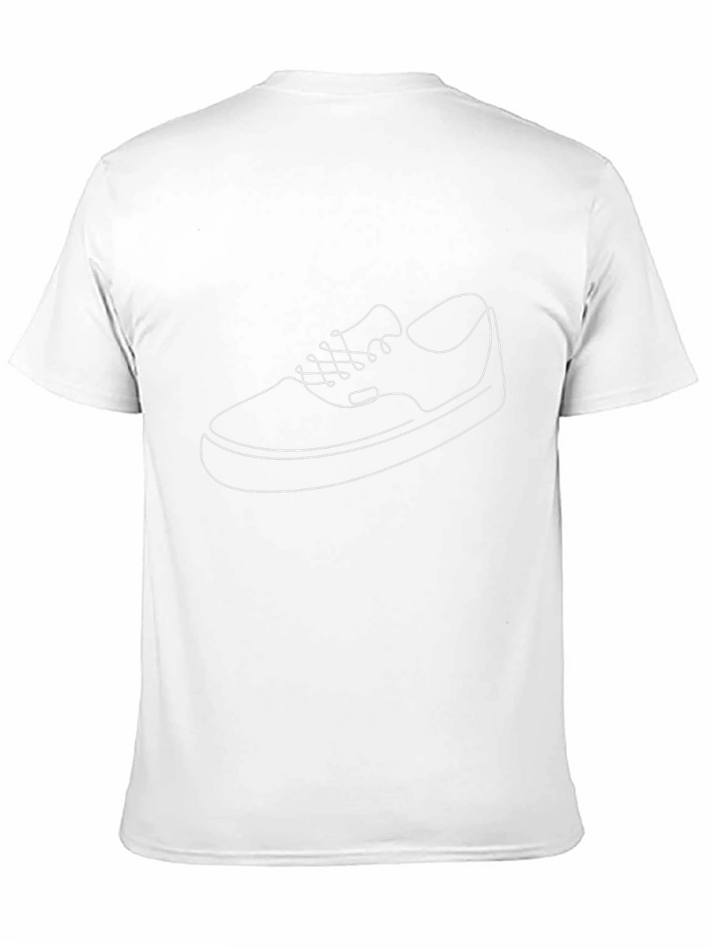 Minimalist Shoe Graphic Tee - Black