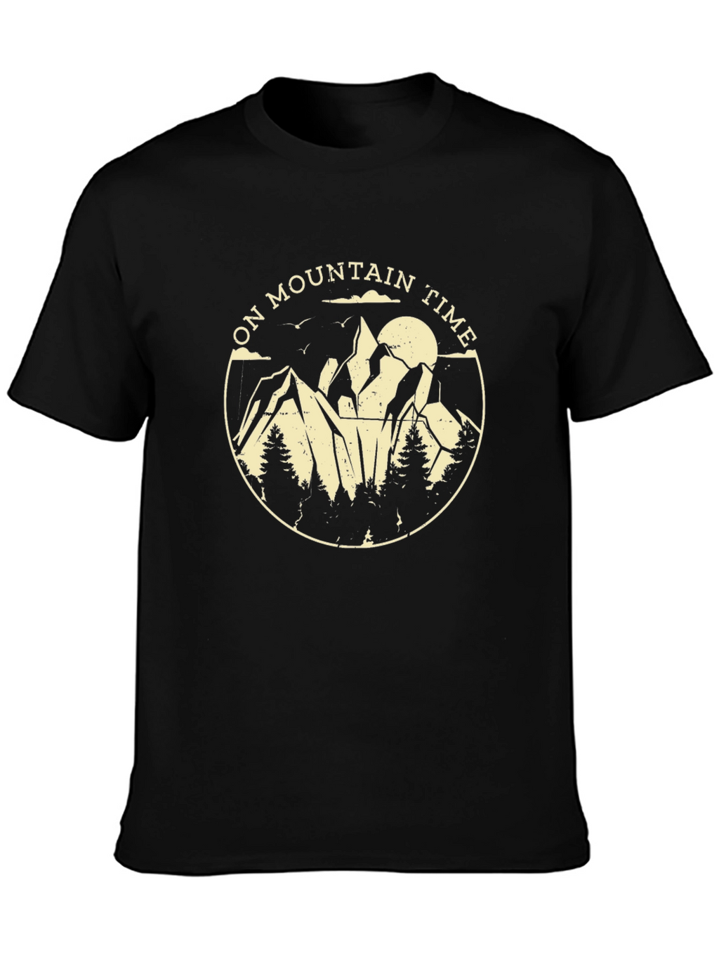 On Mountain Time Graphic Tee - Adventure Awaits