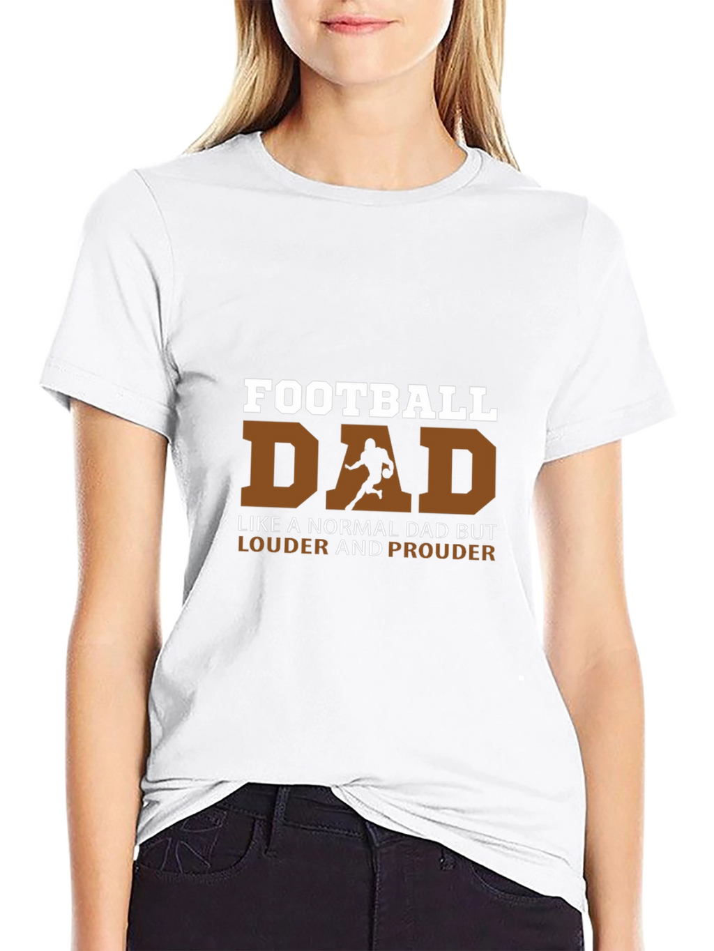 Football Dad T-Shirt - Louder and Prouder Tee