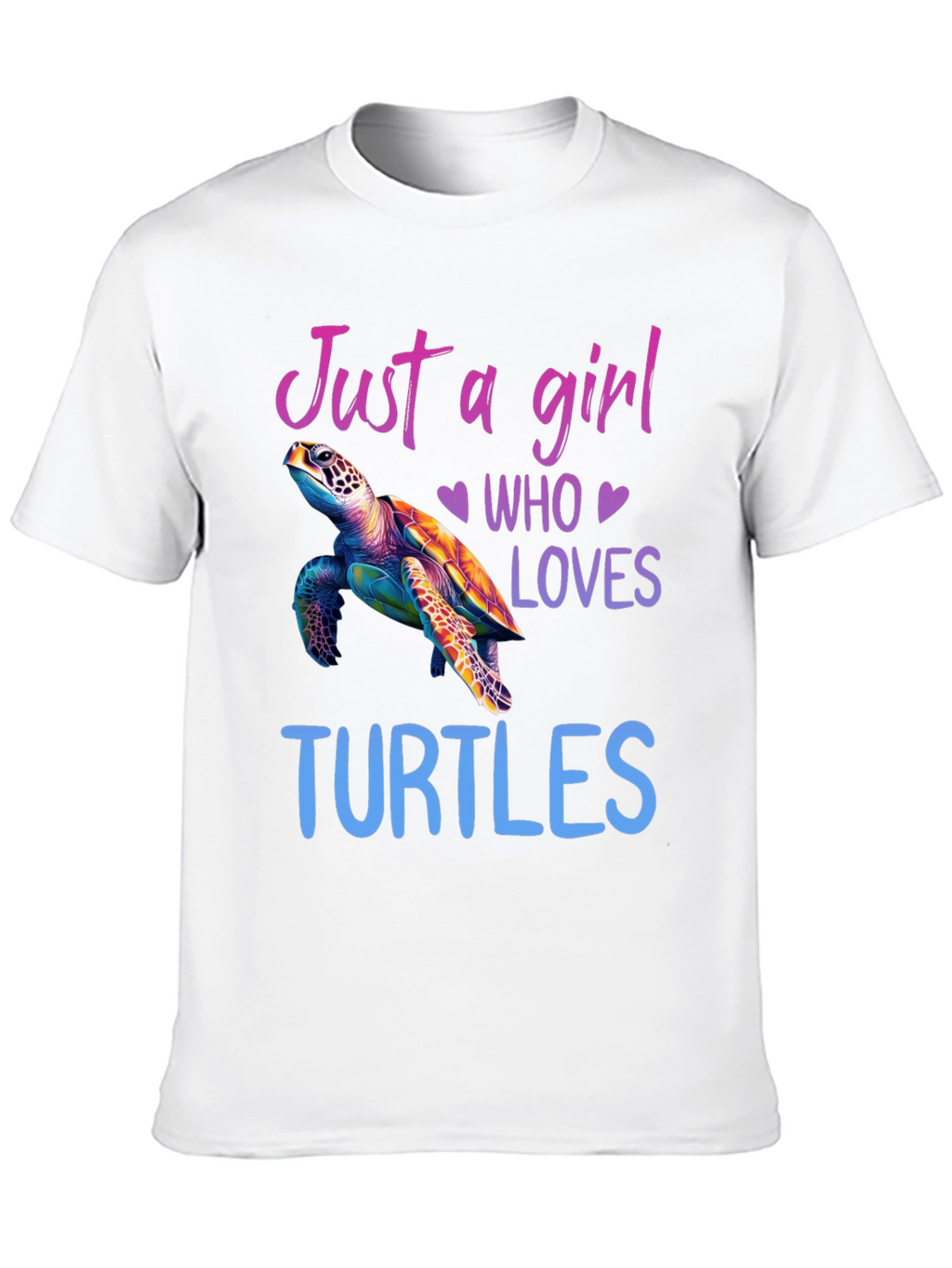 Just A Girl Who Loves Turtles T-Shirt