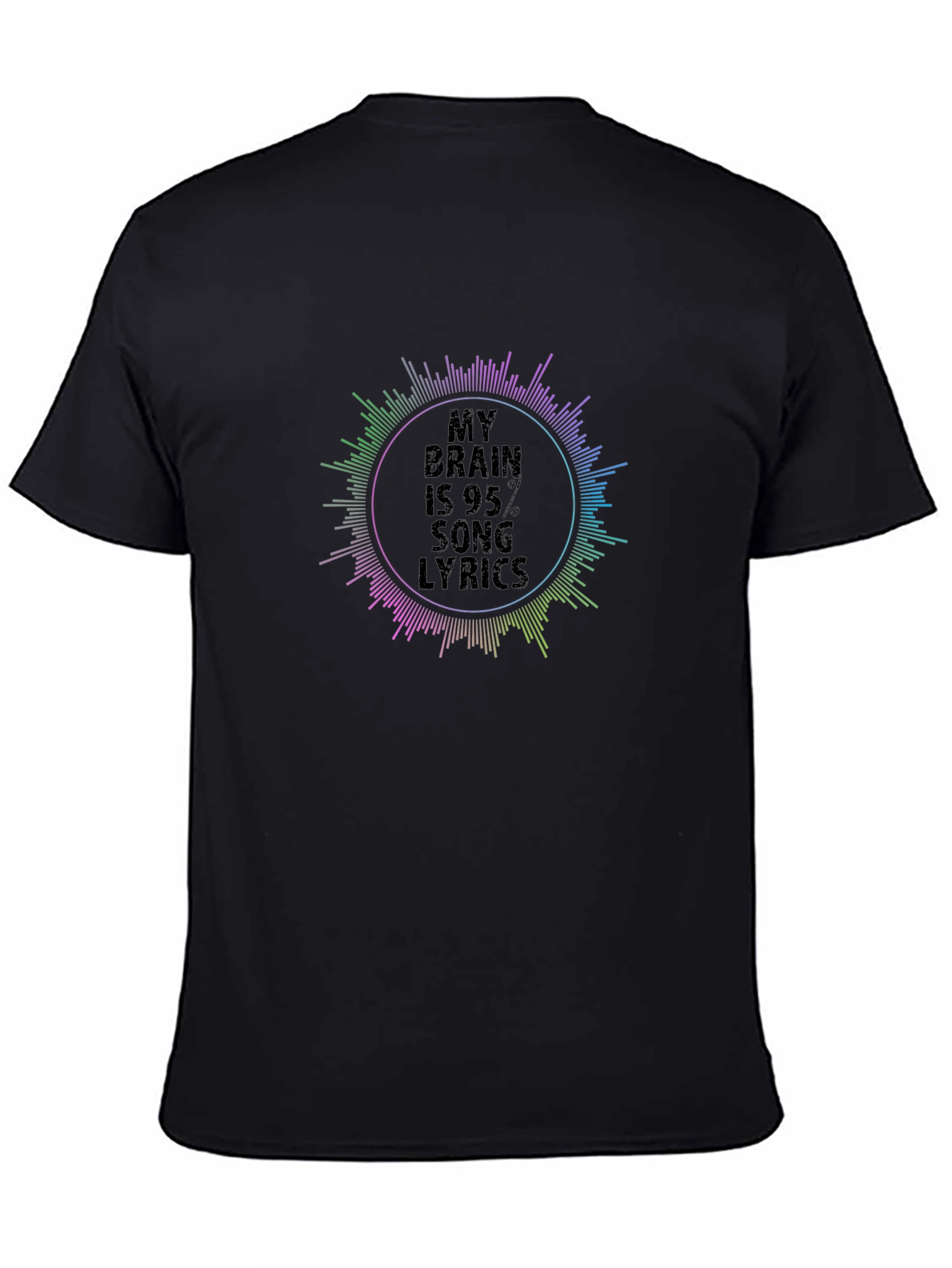 My Brain Is 95% Song Lyrics T-Shirt