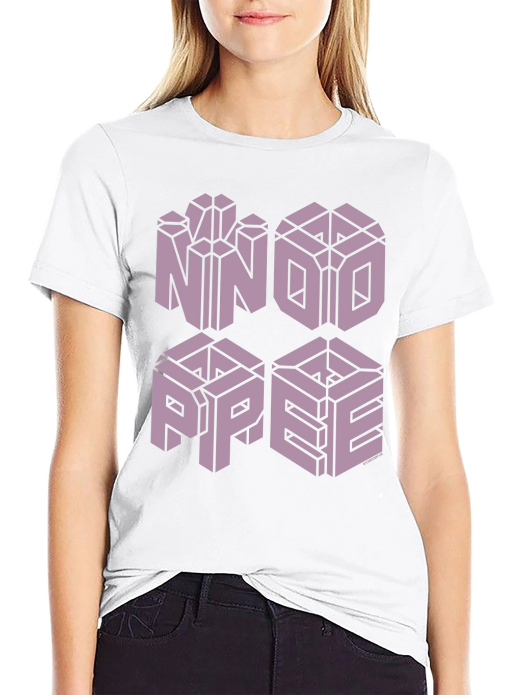 Optical Illusion Graphic Tee - NOPE Design