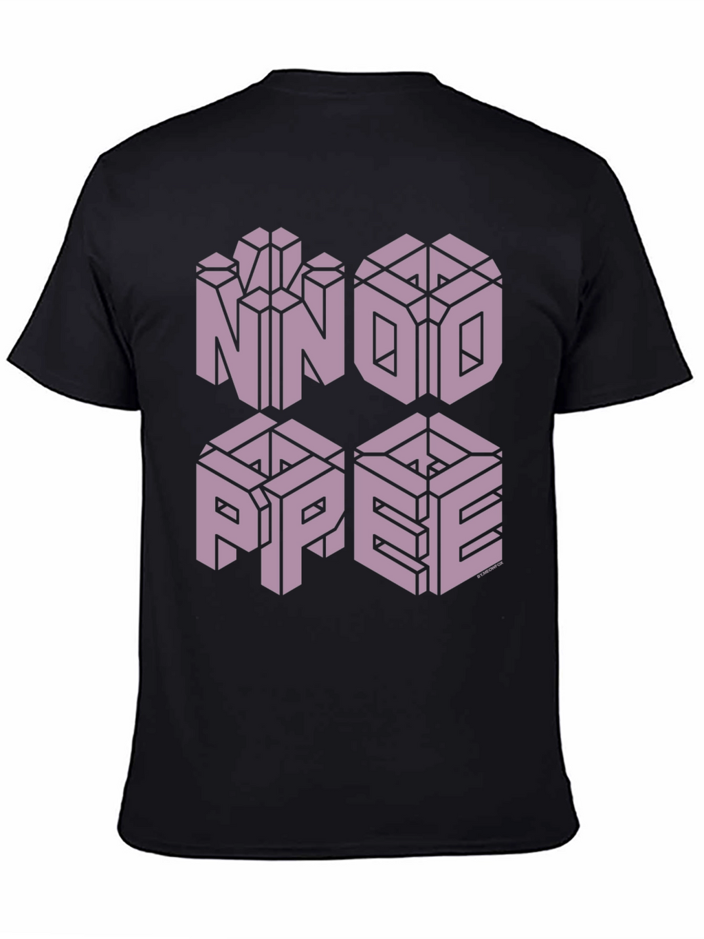 Optical Illusion Graphic Tee - NOPE Design