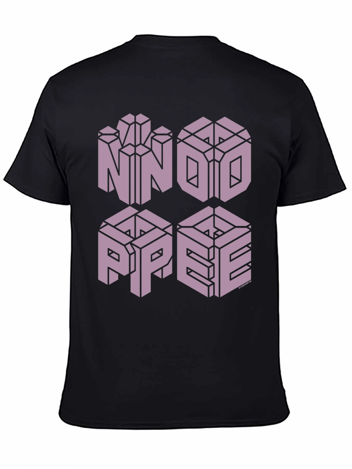 Optical Illusion Graphic Tee - NOPE Design
