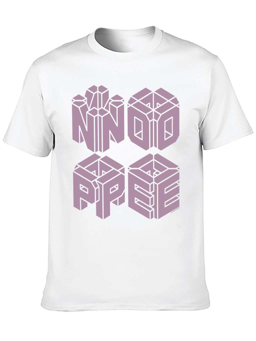 Optical Illusion Graphic Tee - NOPE Design