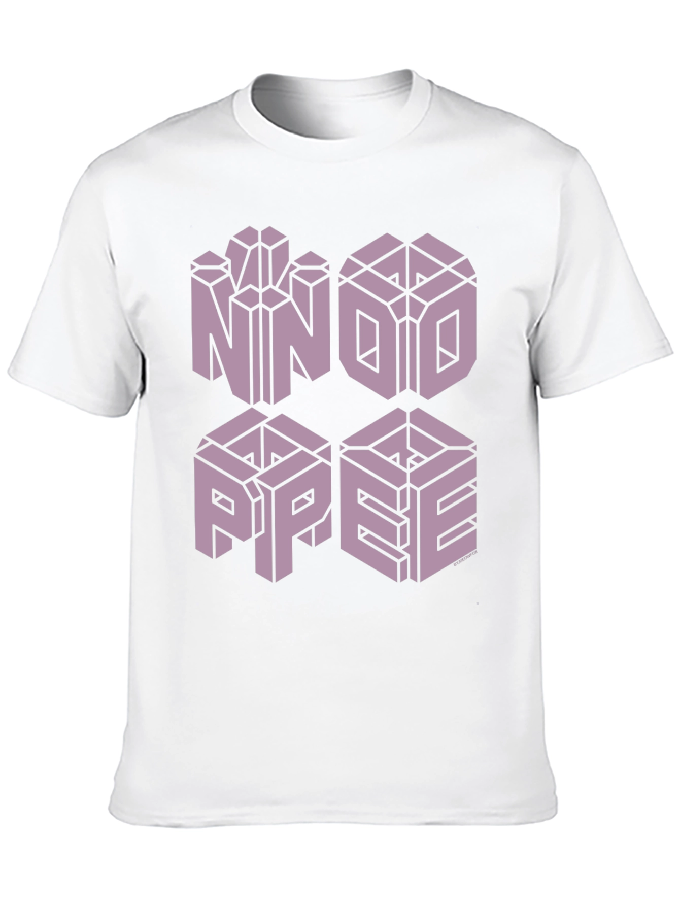 Optical Illusion Graphic Tee - NOPE Design