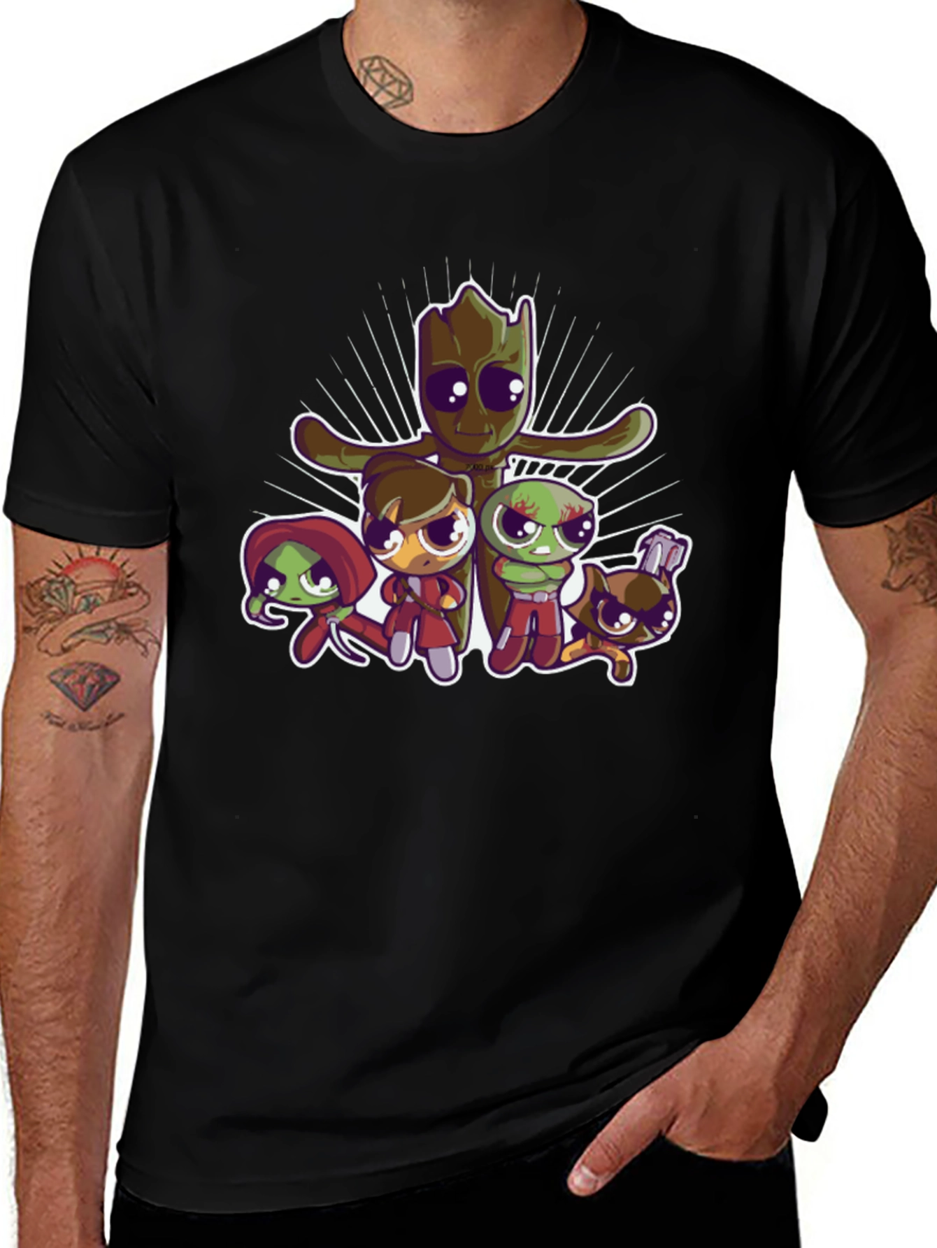 Guardians of the Galaxy Parody T-Shirt - Black