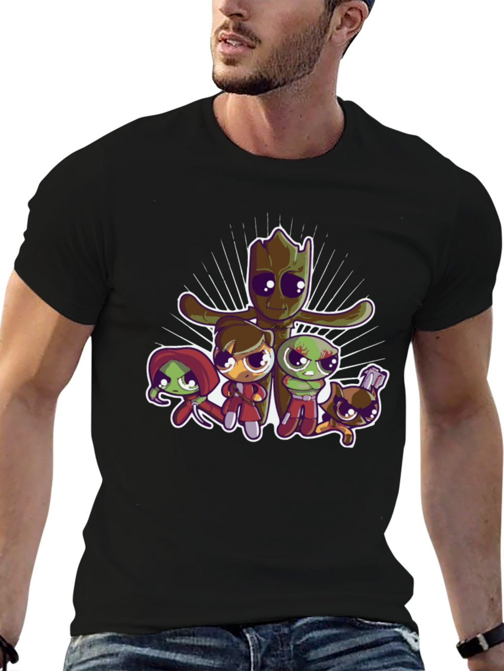 Guardians of the Galaxy Parody T-Shirt - Black