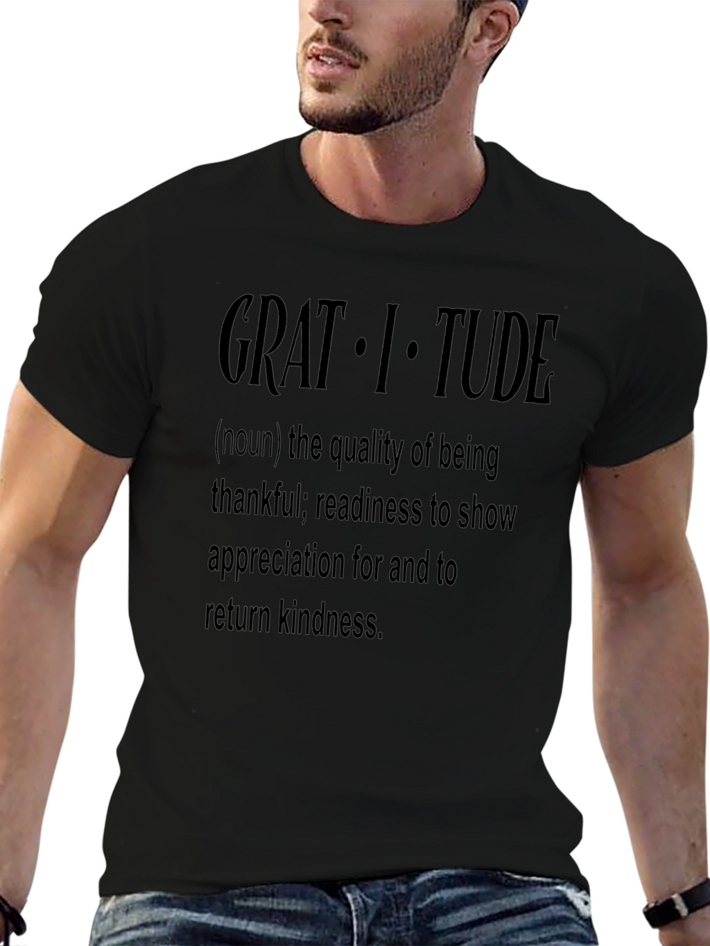 Gratitude Definition Graphic T-Shirt