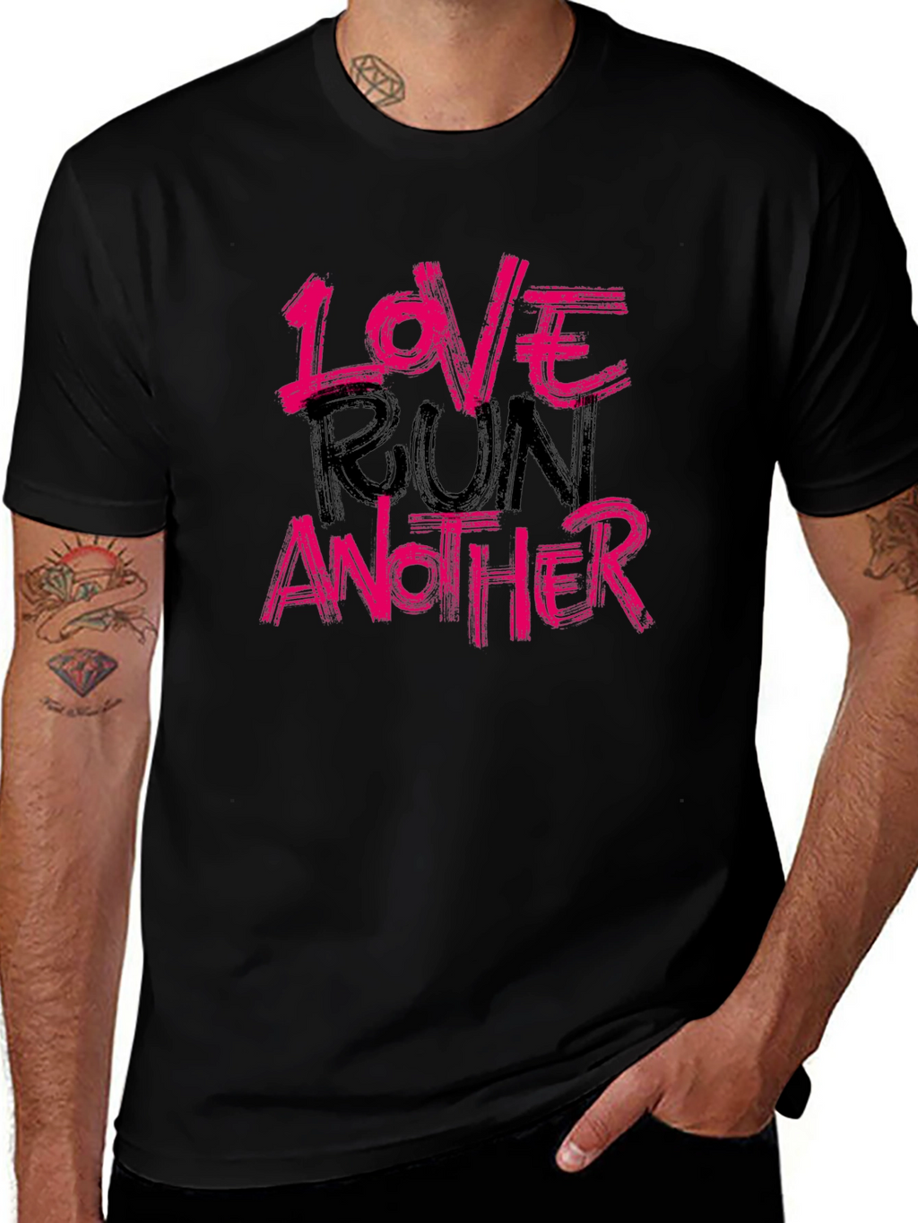 Love Run Another Graphic Tee - Soft Cotton Blend