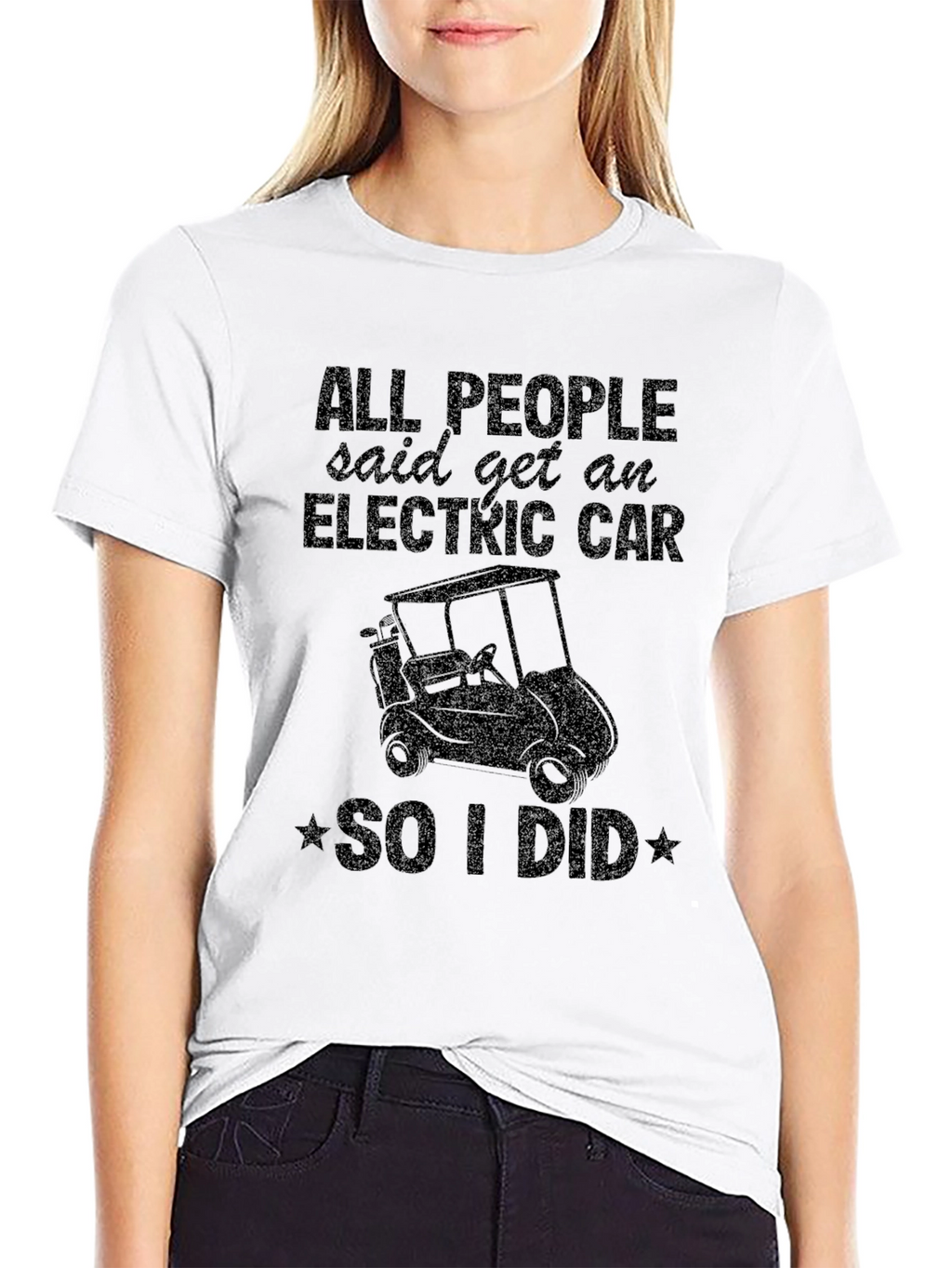 Electric Car Golf Cart T-Shirt