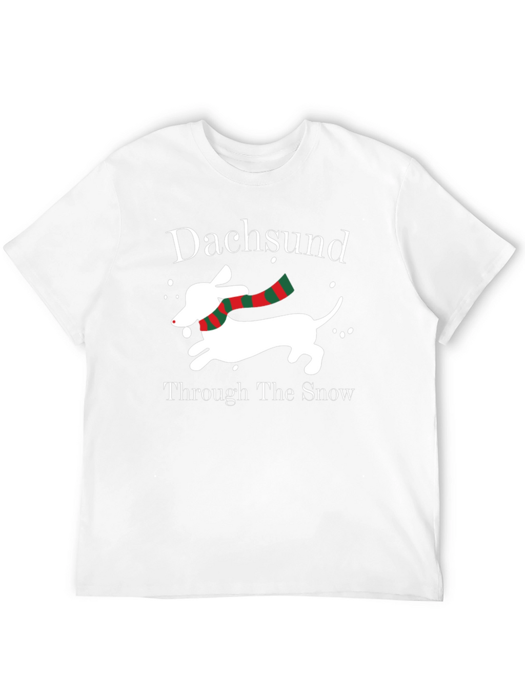 Dachshund Through the Snow Christmas T-Shirt