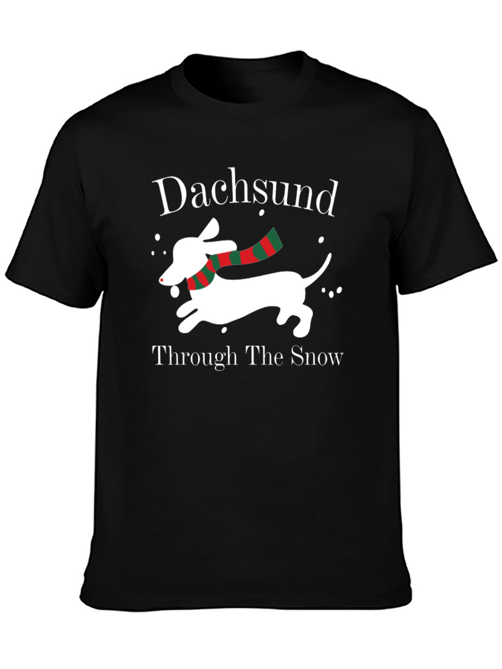 Dachshund Through the Snow Christmas T-Shirt