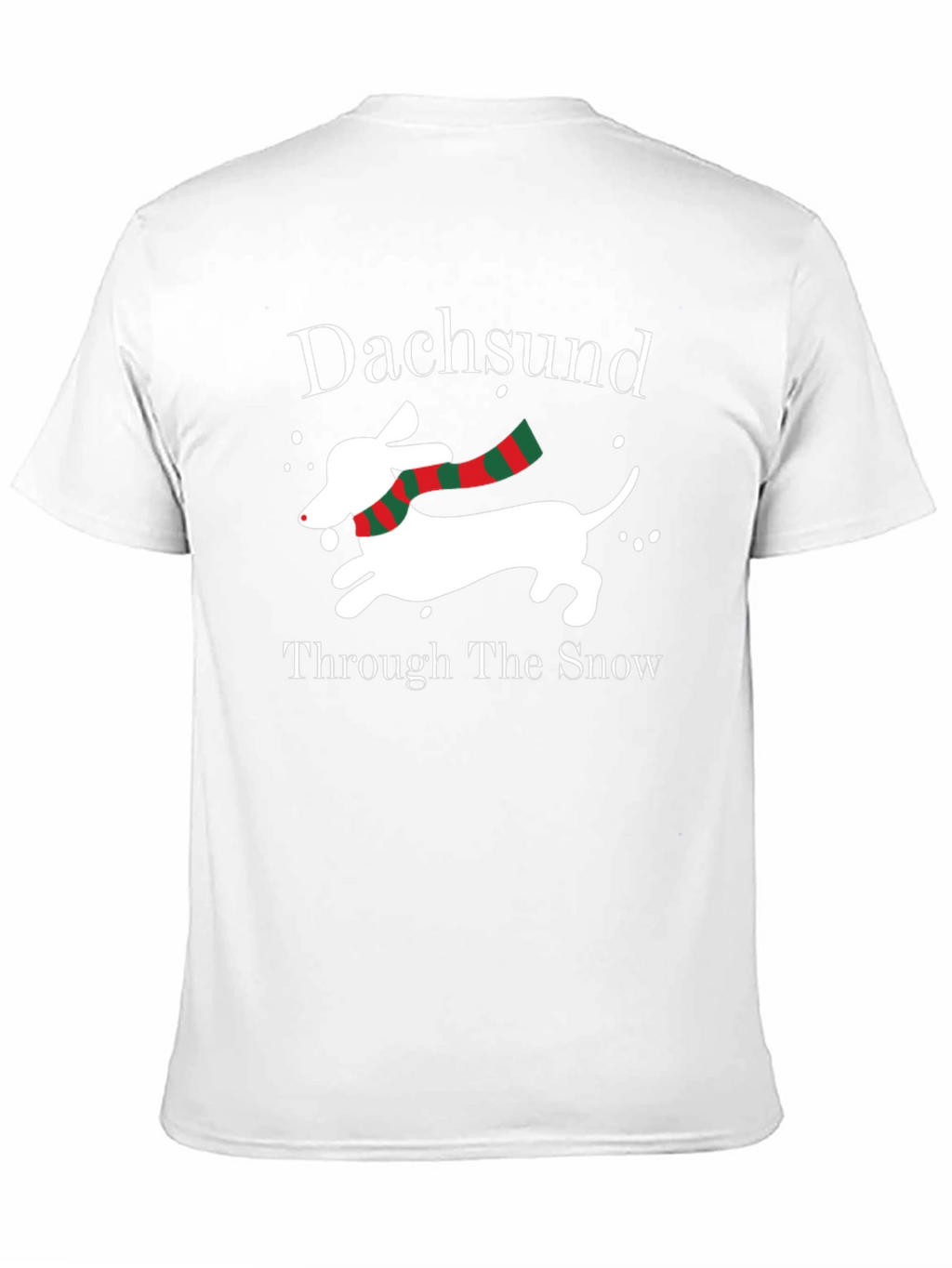 Dachshund Through the Snow Christmas T-Shirt