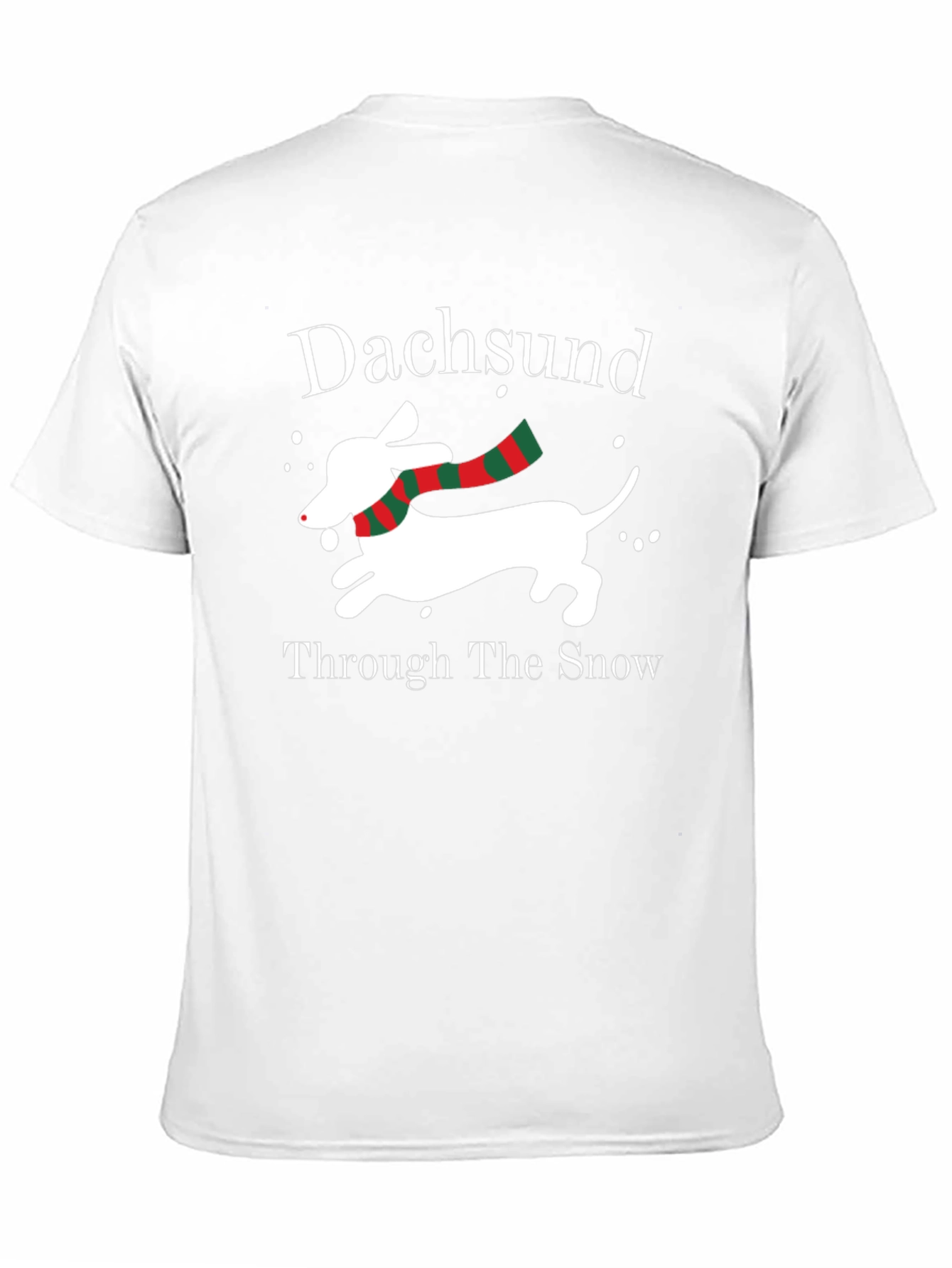 Dachshund Through the Snow Christmas T-Shirt