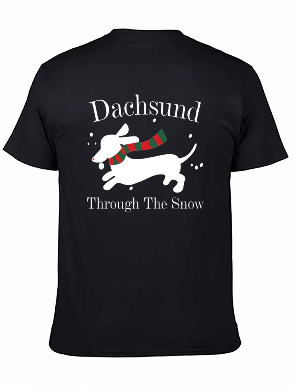 Dachshund Through the Snow Christmas T-Shirt