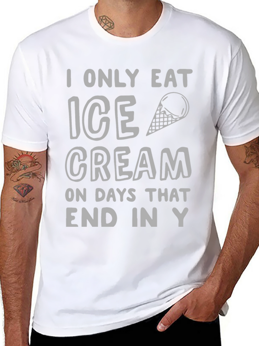 Funny Ice Cream Days T-Shirt - Soft Cotton Tee