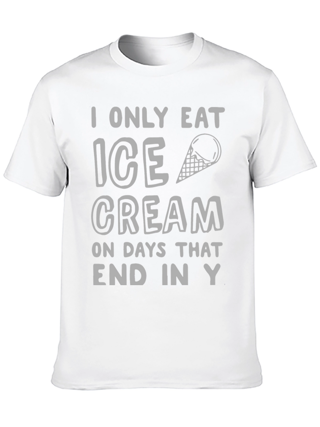 Funny Ice Cream Days T-Shirt - Soft Cotton Tee