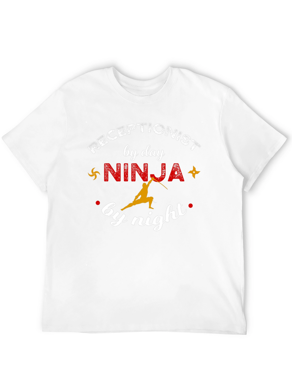 Receptionist Ninja Graphic T-Shirt
