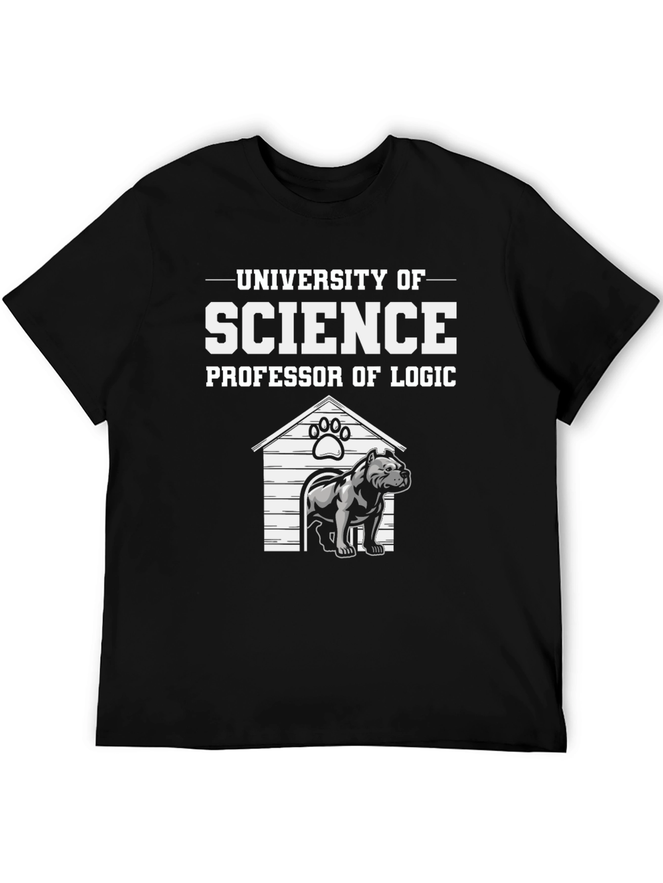 Science Professor of Logic T-Shirt Dog Breed Tee