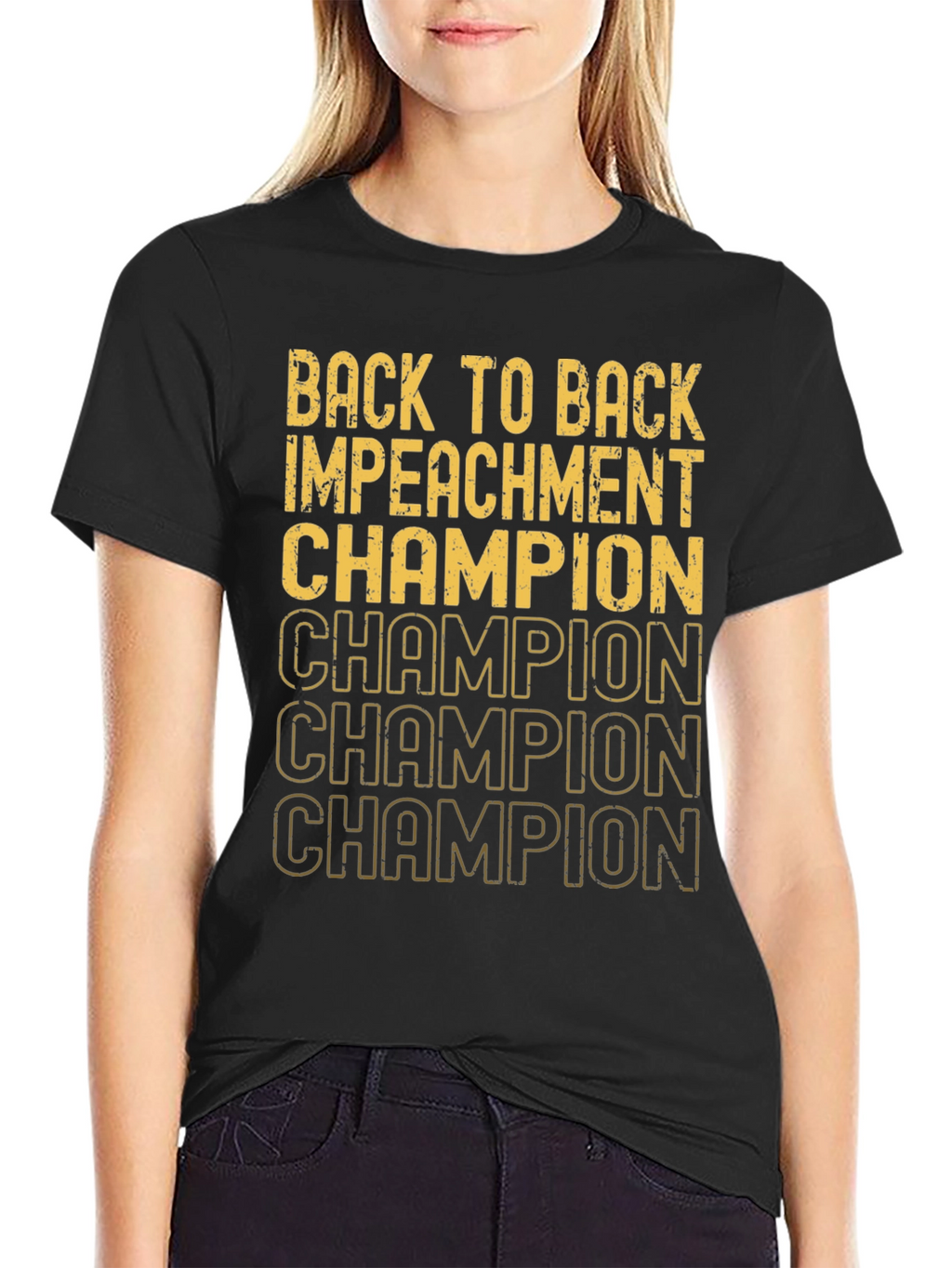 Back to Back Impeachment Champion Graphic Tee