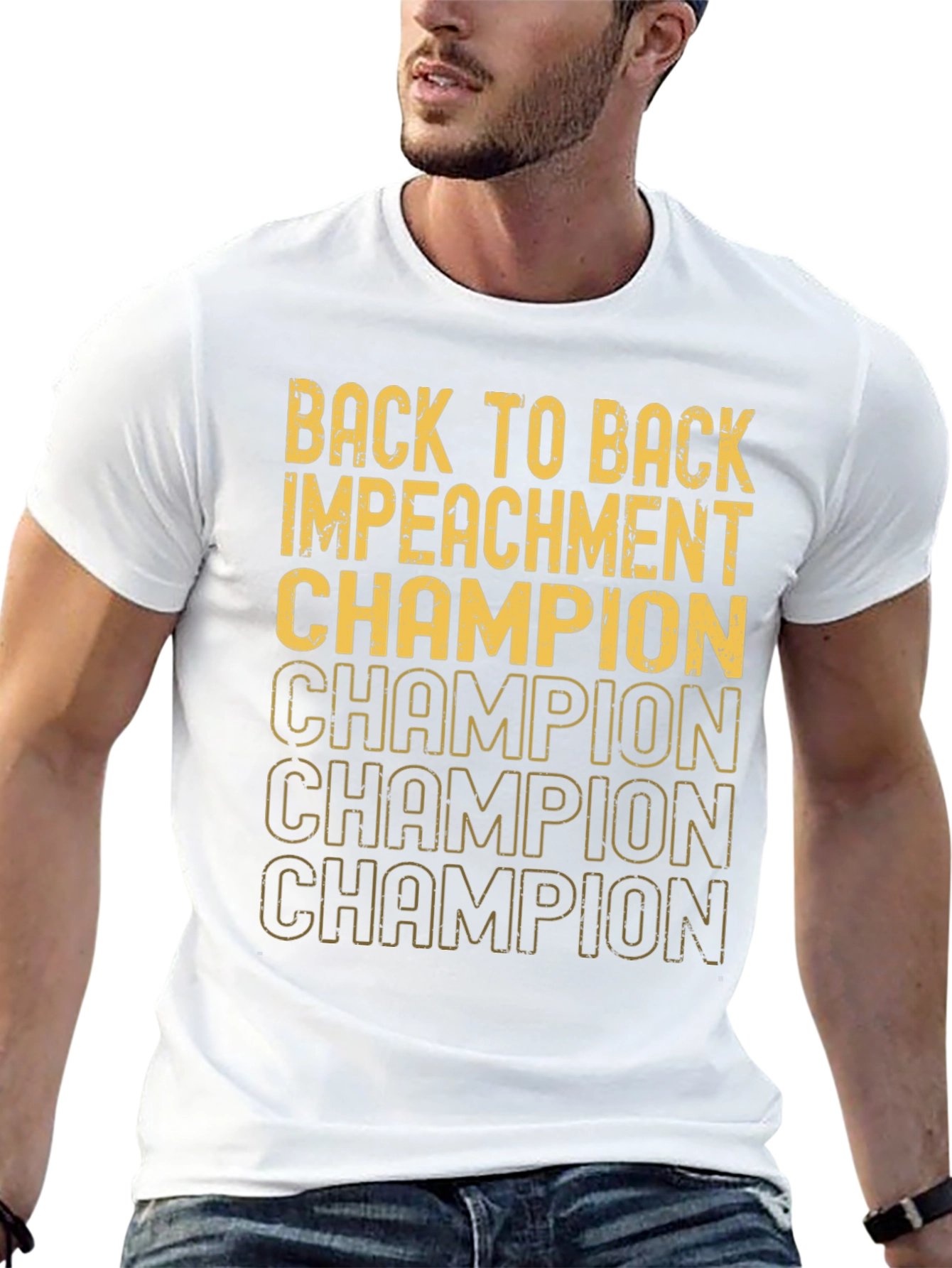 Back to Back Impeachment Champion Graphic Tee