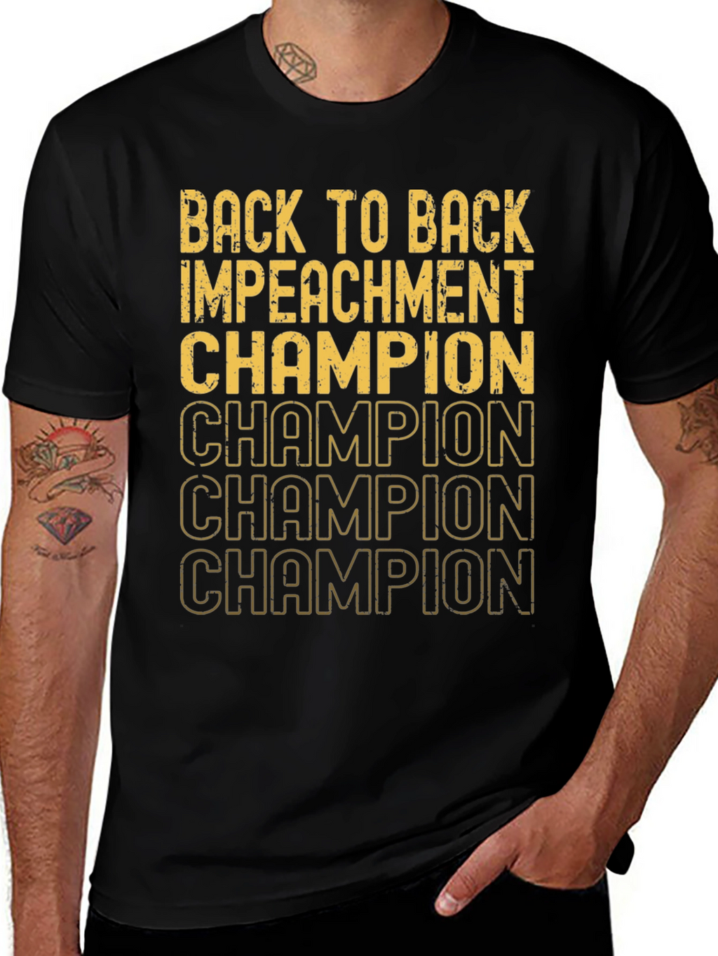 Back to Back Impeachment Champion Graphic Tee