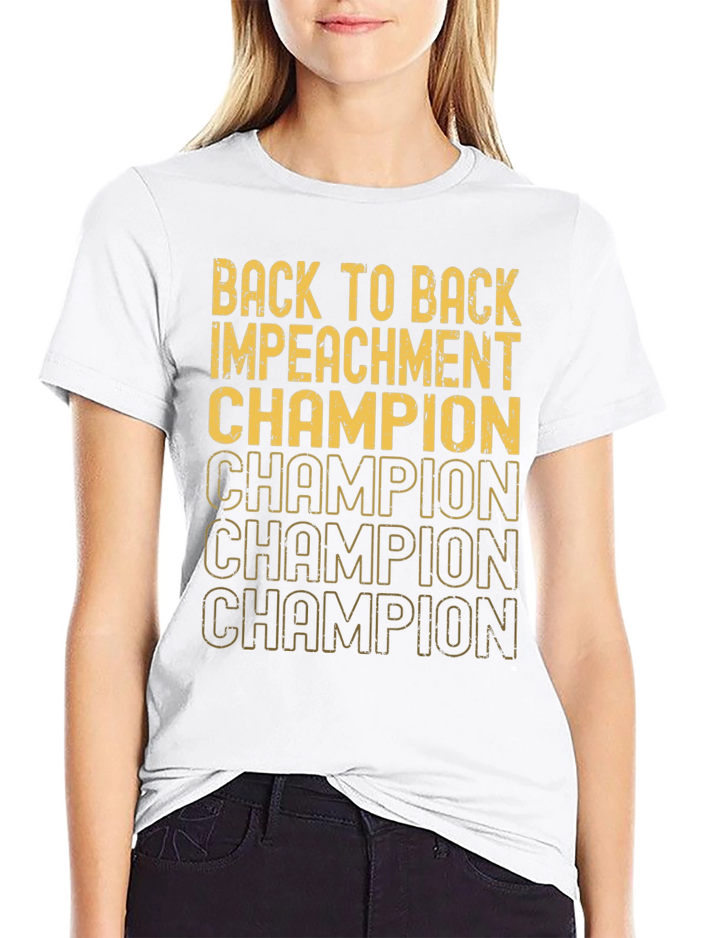 Back to Back Impeachment Champion Graphic Tee