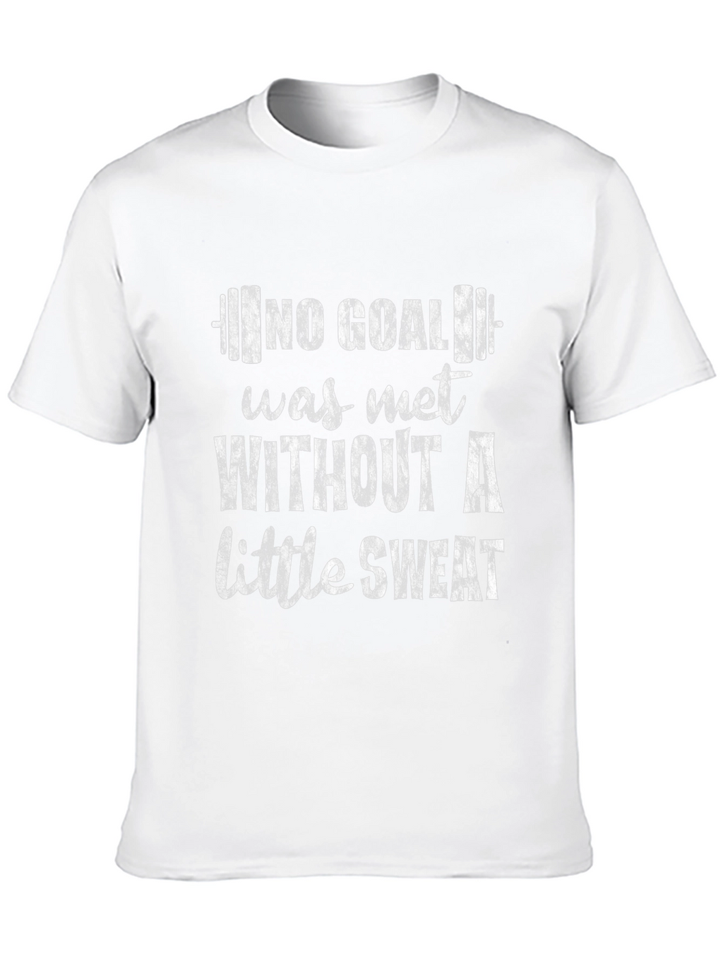 Motivational Gym T-Shirt - No Goal Without Sweat