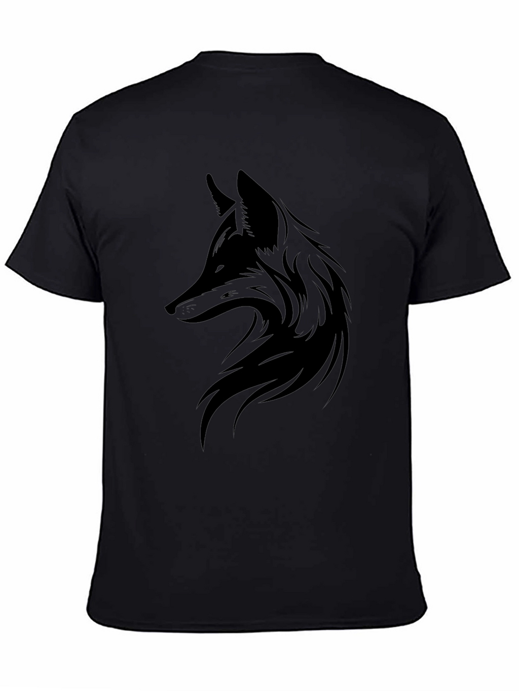 Mens Black Fox Graphic Tee - Stylish Casual Wear