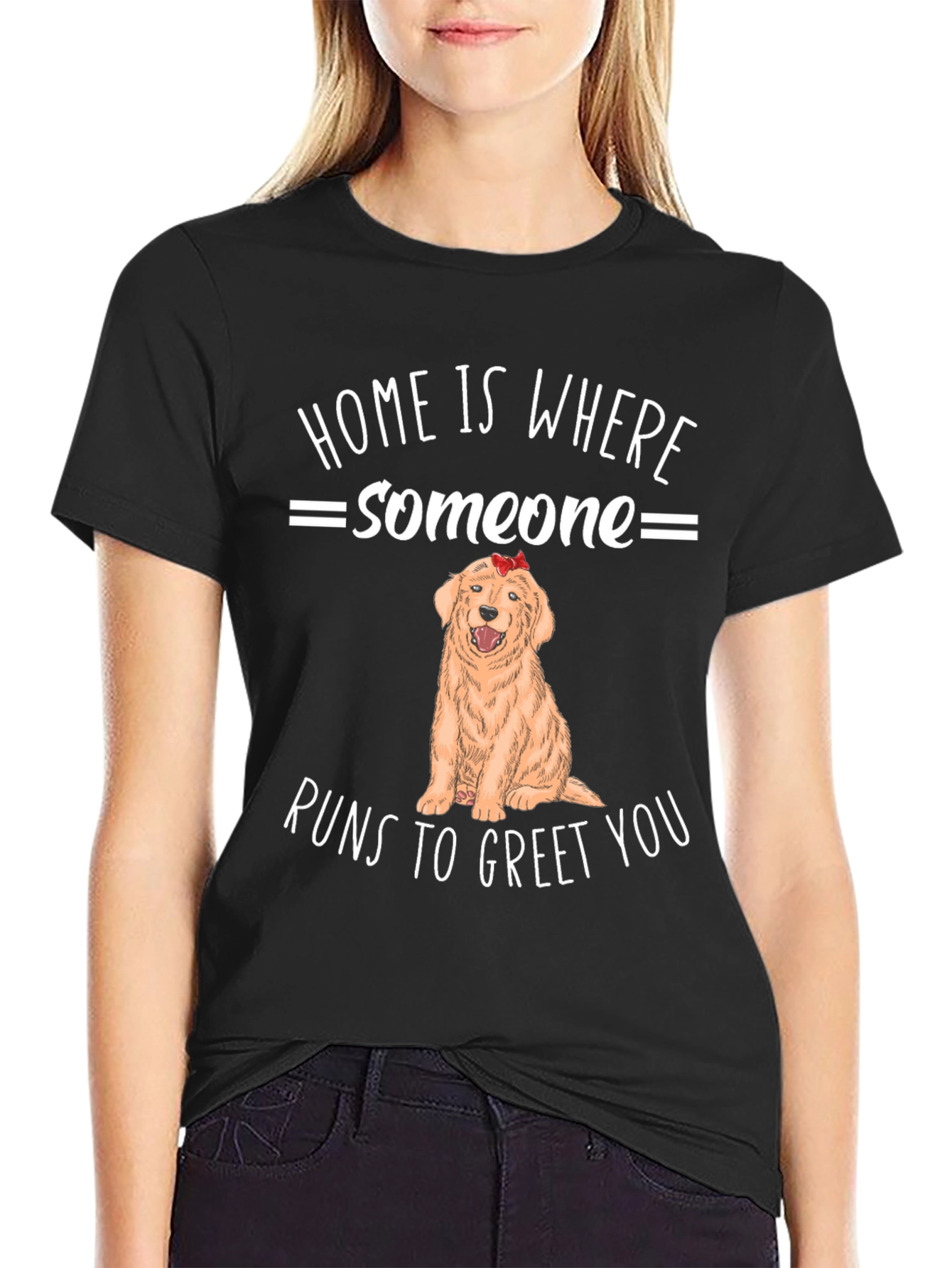 Dog Lover T-Shirt - Home is Where They Greet You
