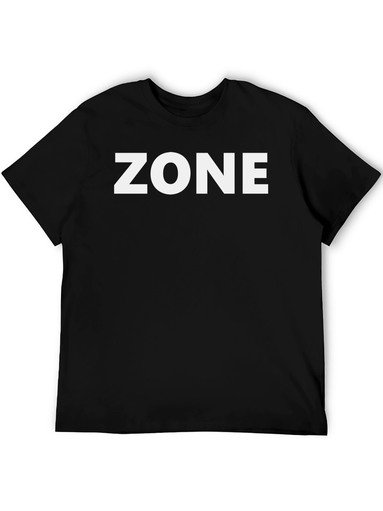 ZONE Bold Graphic T-Shirt - Black