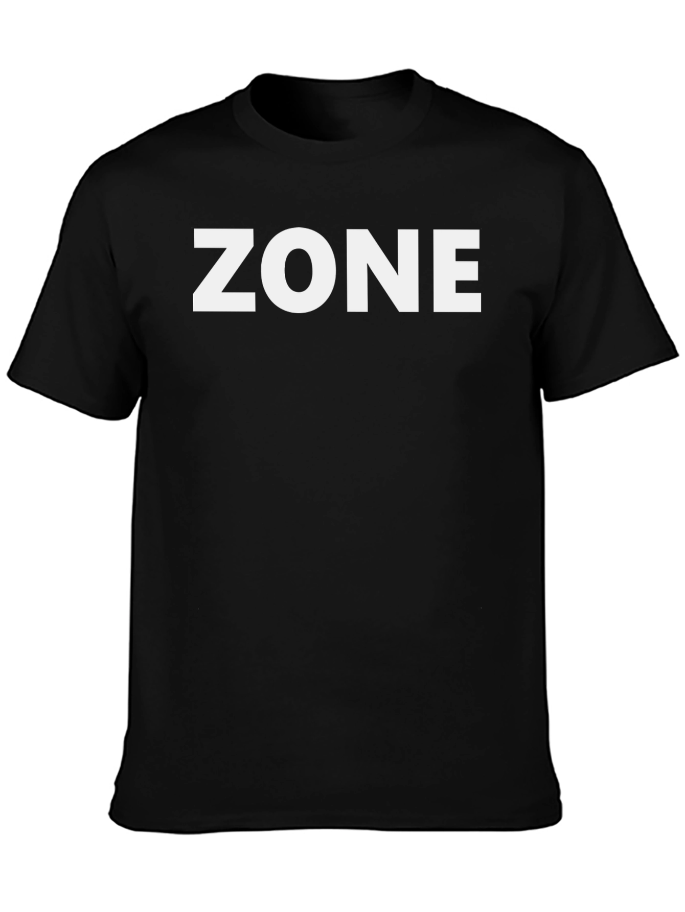 ZONE Bold Graphic T-Shirt - Black