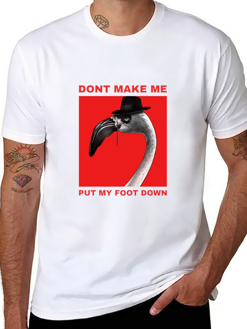 Funny Flamingo Dont Make Me T-Shirt