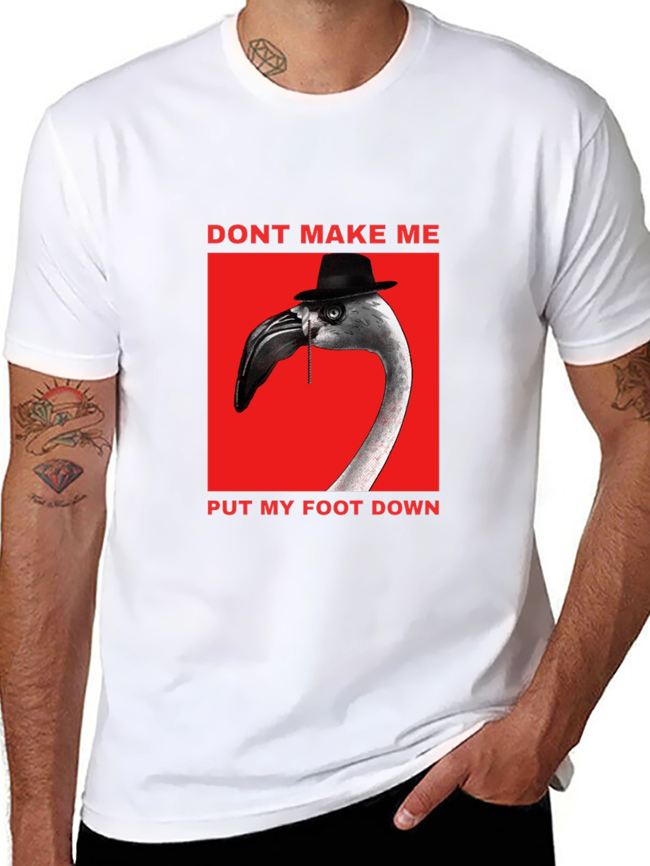 Funny Flamingo Dont Make Me T-Shirt