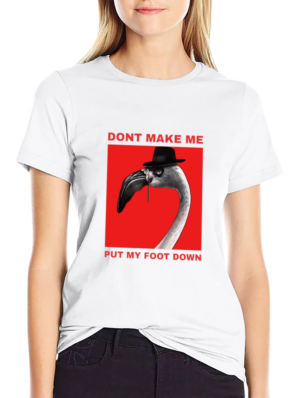 Funny Flamingo Dont Make Me T-Shirt