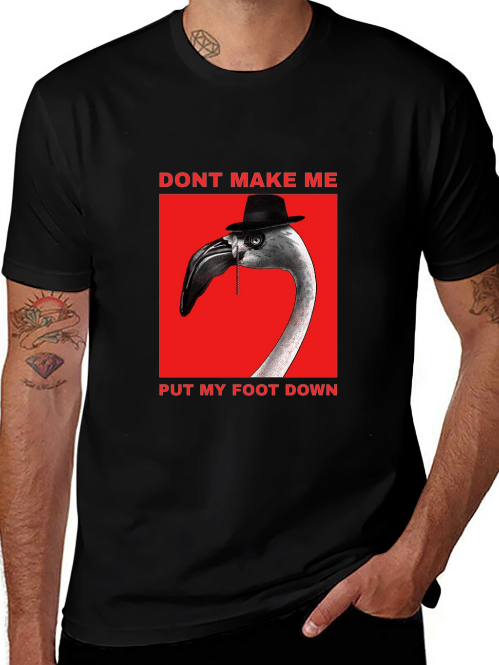 Funny Flamingo Dont Make Me T-Shirt