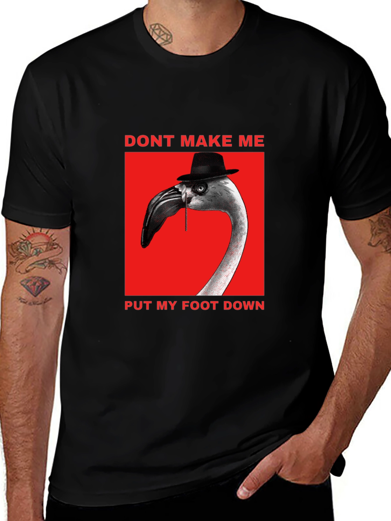 Funny Flamingo Dont Make Me T-Shirt