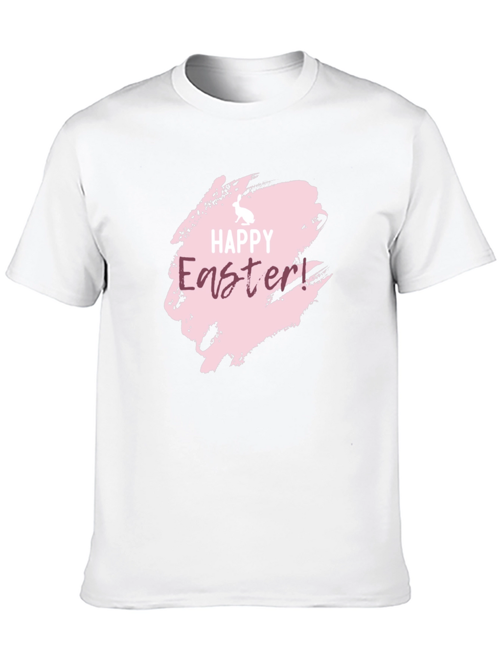 Happy Easter Graphic Black Tee