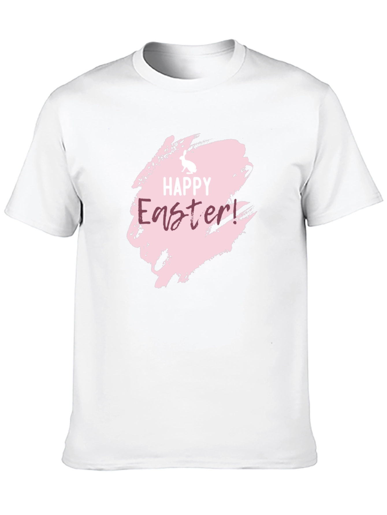 Happy Easter Graphic Black Tee