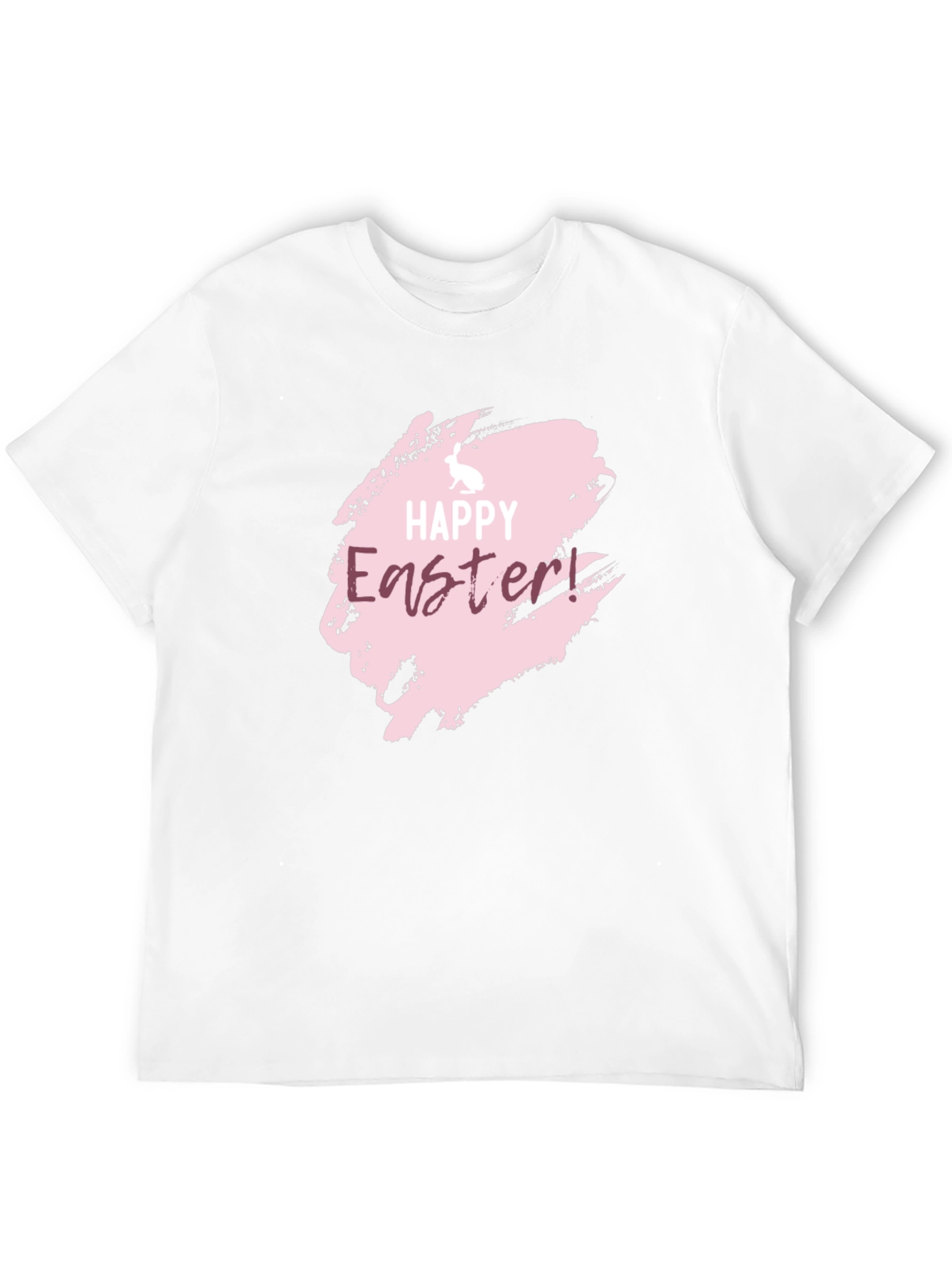 Happy Easter Graphic Black Tee
