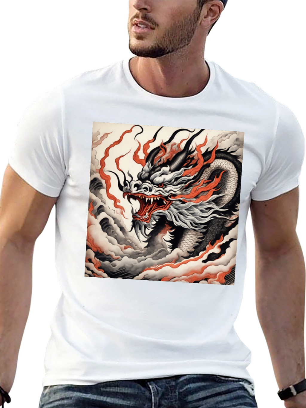 Dragon T-Shirt - Bold Graphic Tee