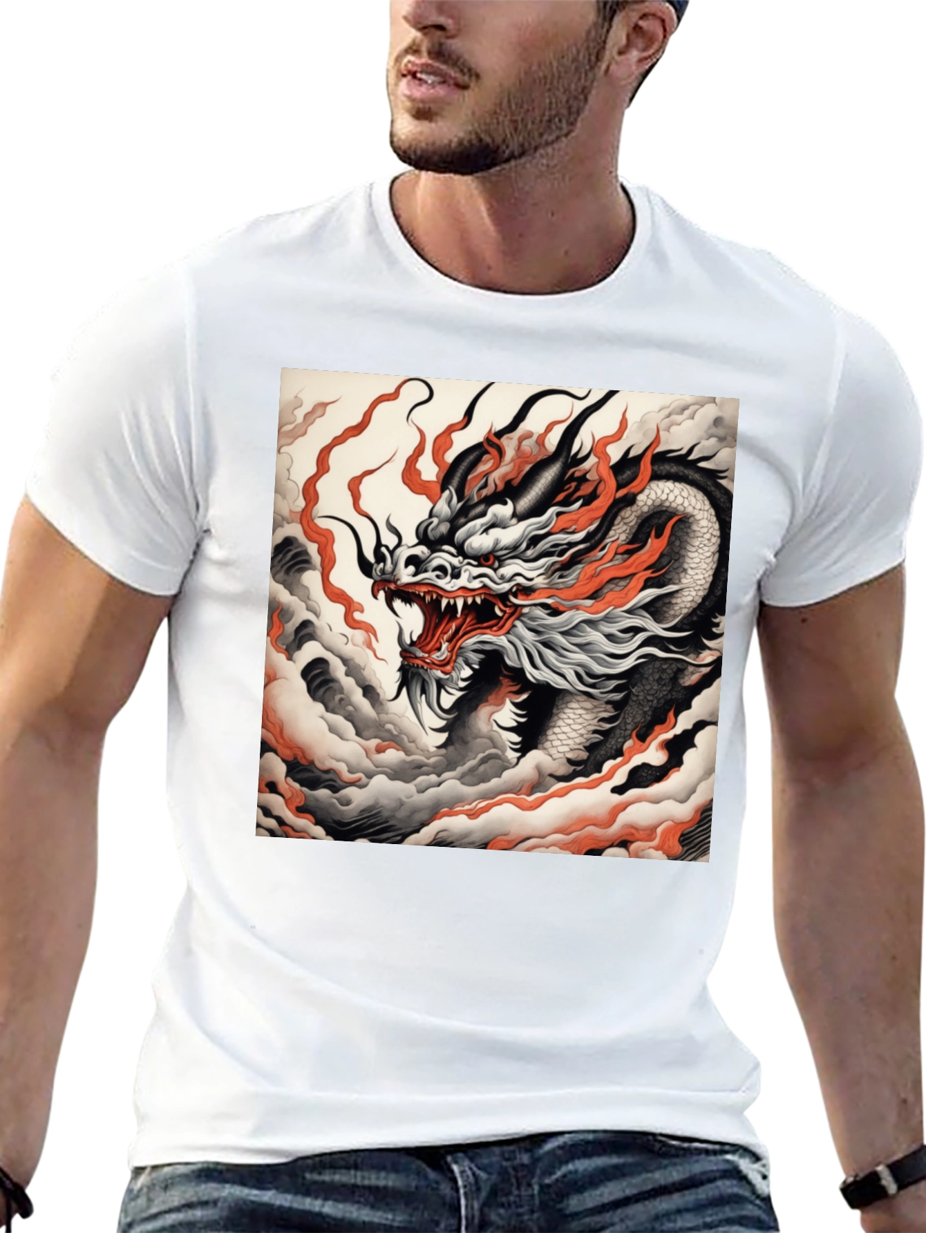 Dragon T-Shirt - Bold Graphic Tee